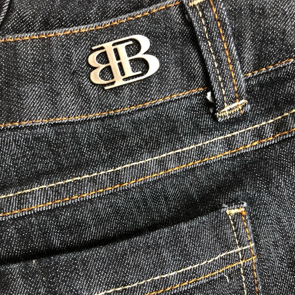 BOOM BOOM DARK DENIM JEAN SHORTS - Picture 4 of 7